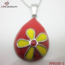Sun Flower Stainless Steel Pendant, Wholesale Jewelry