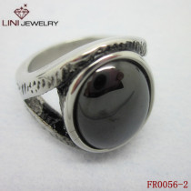2013 Stainless Steel Stone Ring FR0056-2