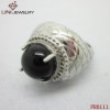 316L Stainless Steel Snail Texture Ring FR0111