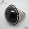 316L Stainless Steel Big Stone Ring FR0112