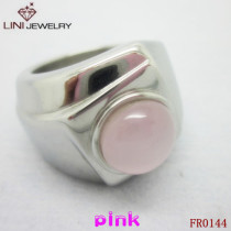 Stainless Steel Stone Ring FR0144