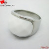 Party ring,fashion handmade stainless steel ring,Cut facet stone ring FR0179