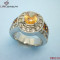 Bling-Bling Crystal Stainless Steel Ring FR0210