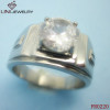 Stainless Steel Zircon Ring FR0220