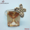 Charming Zircon and Butterfly  Ring  FR0224