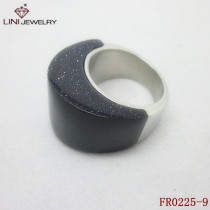 Gemstone Ring Factory,Stainless Steel Ring Factory  FR0225-9