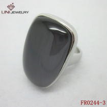 Gemstone Ring Gift,Stainless Steel Jewelry Factory  FR0244-3
