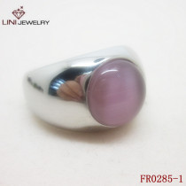 Cute Stone Jewelry Rings, Stainless Steel Jewelry Factory FR0285-1