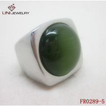 Beautiful Gemstone Bead Ring,Stainless Steel Jewelry  FR0289-5