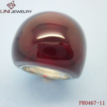 Multicolor Stone Huge Size Ring/Garnet FR0467-11