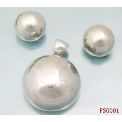 Wholesale Stainless Steel High Polished Jewelry Sets  FS0001