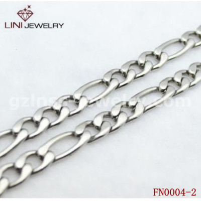 High Polished Stainless Steel Necklace FN0004-2