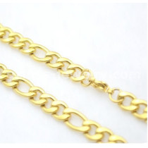 Gold Plating Stainless Steel Necklace FN0004-3