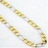 2013 New Gold Plating Stainless Steel Necklace FN0004-1