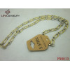 Gold Plating Stainless Steel Necklace FN0013
