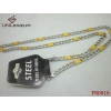Charming Two Tone  Stainless Steel Necklace FN0016