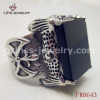 2013 fashion gemstone ring, stainless steel ring, 316L FR0643