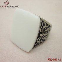 Lini Jewelry Huge Square Stone Ring