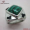 Summer hot sale Stainless Steel Jewelry / Square Stone Steel Jewelry Ring