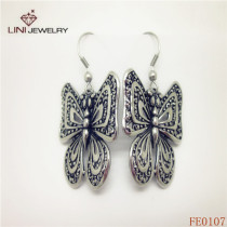 New style vogue butterfly earrings Stainless Steel Earring FE0107