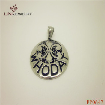 316L Jewelry Stainless Steel  circle Pendant FP0847