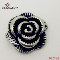 2013 Fashion stainless steel flower pendant FP0835