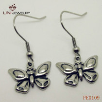 Delicate Elegant stainless steel jewelry & accessories Butterfly earring