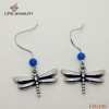 Dragonfly shape earring, fashion 361L stainless steel earring FE0108