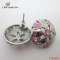 2013 Fashion Circle shaped  Flower  Diamond Earring & Pendant Set FS0008