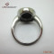 2013 Fashion black glass stone rings FR0706