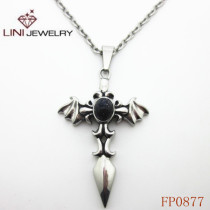 2013 Fashion stainless steel Cross pendant FP0877