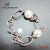 361LStainless Steel Pearl Bracelet FB0038