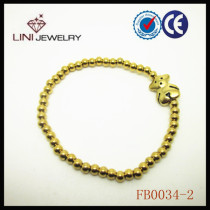 2013 gold plated pearl bracelet FB0034