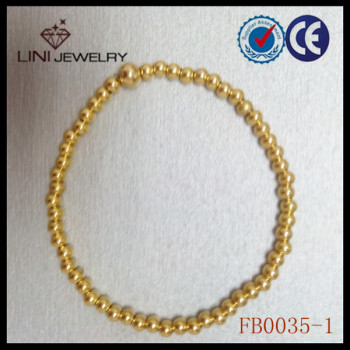 2013 gold plated pearl bracelet FB0035-1