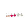 Fashion wholesale charm Crown 3 set earring