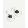 Best sale for 2012 Black & White Epoxy round alloy Earring
