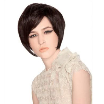 High quality 100% Remy Short Human Hair Wig Full Lace Wig
