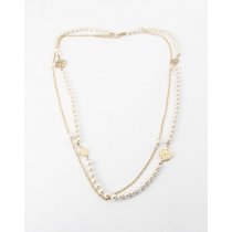 Fashion Lady Necklace multi-layer Pearl necklace