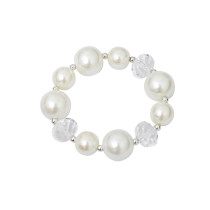 Wholesale Pearl and Crystal Bead Bracelet