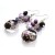 Hot selling Purple Glaze earring