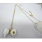 White Bowknot Chain Necklace