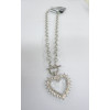 Charm Heart Crystal Chain Necklace
