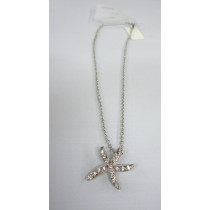 Wholesale Charm Star Rhinestone Chain Necklace