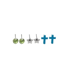 Customer Cross star earring