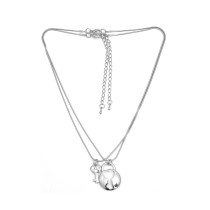 Manufactory Lover friendship alloy necklace with key and lock