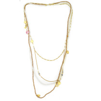 Best Selling handmade small plastic beads necklace