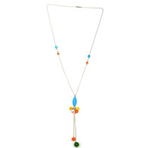 New arrival fashion acrylic beads pendant chain necklace