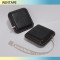 Custom printed genuine leather case measuring tape