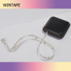 Custom printed genuine leather case measuring tape