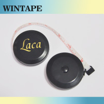 1.5m/Black retractable circumference tape measure with Your Logo